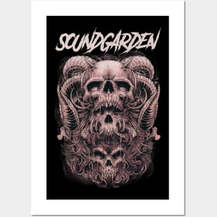 SOUND GARDEN BAND Posters and Art